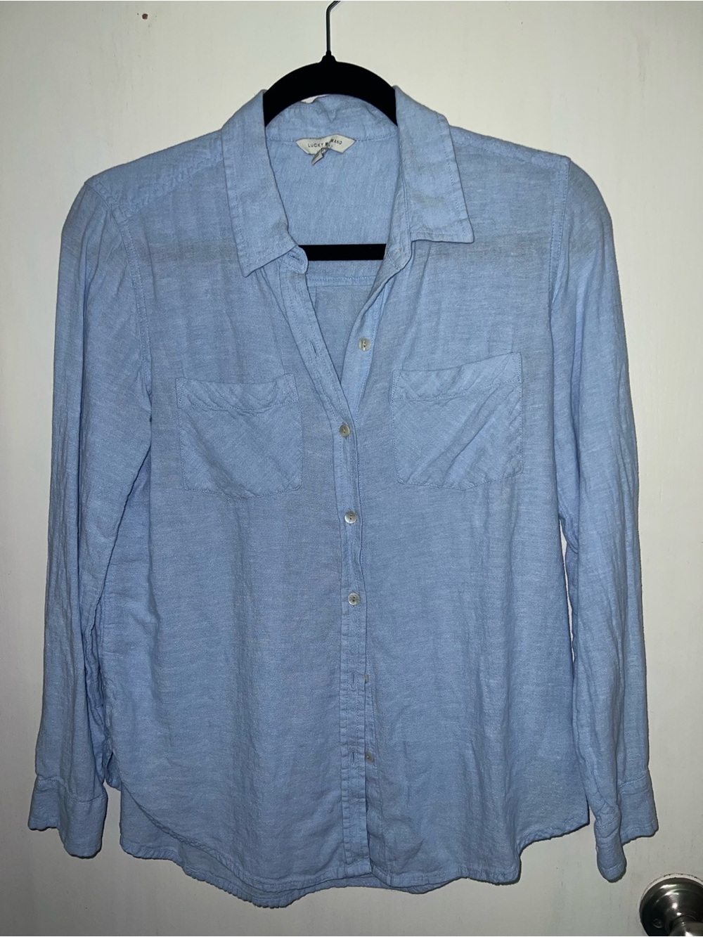 Lucky Brand Light Blue Button-Down Shirt